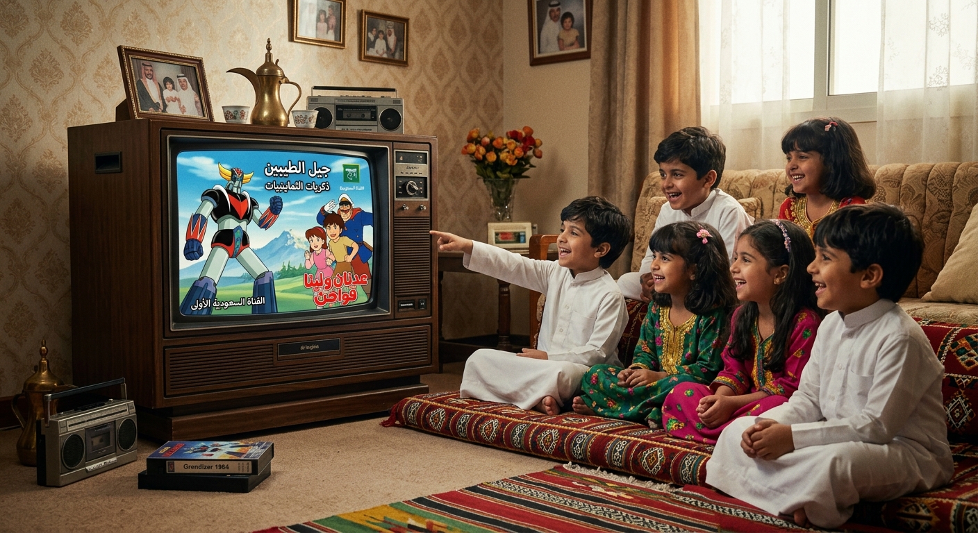 كرتون قديم التلفزيون السعودي