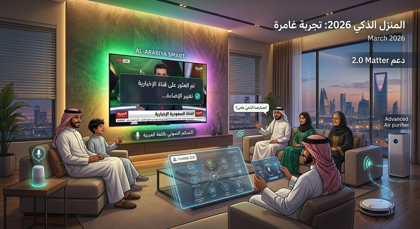 المنزل الذكي والقنوات السعودية